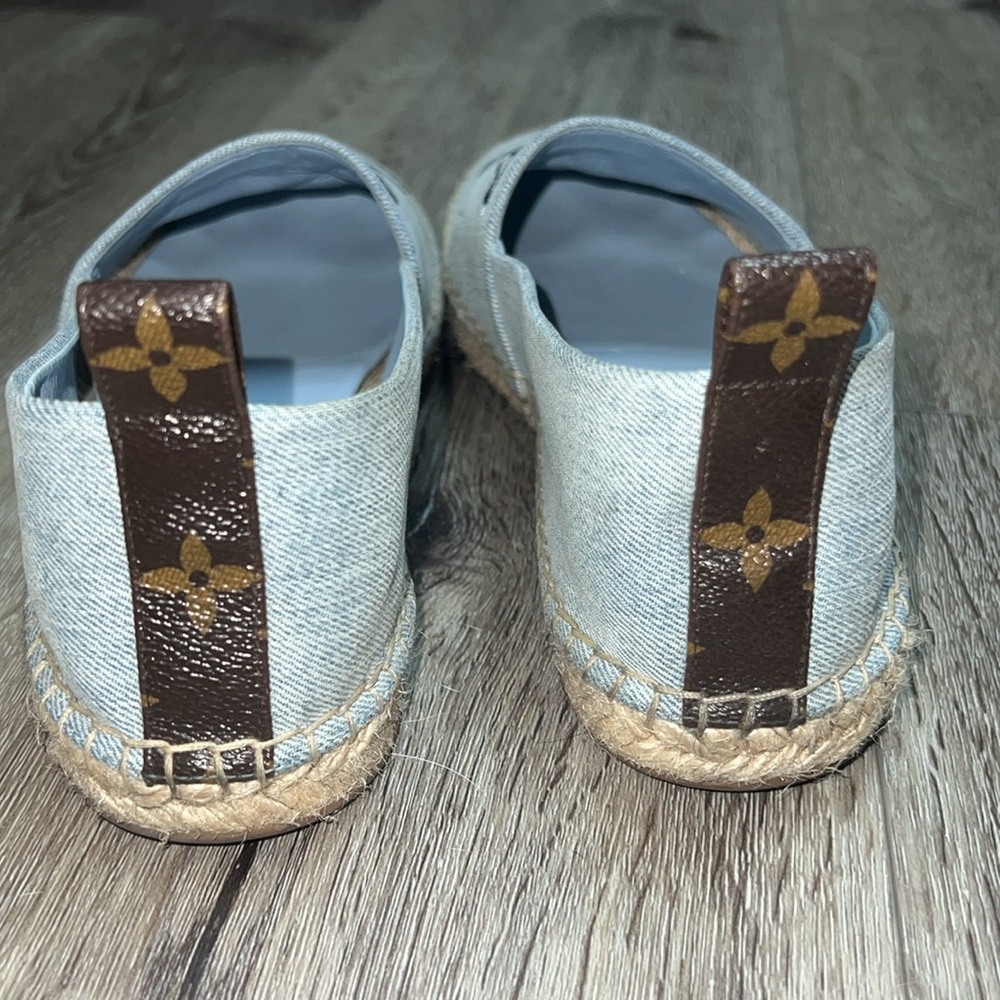 Louis Vuitton denim espadrille - Picture 4 of 5